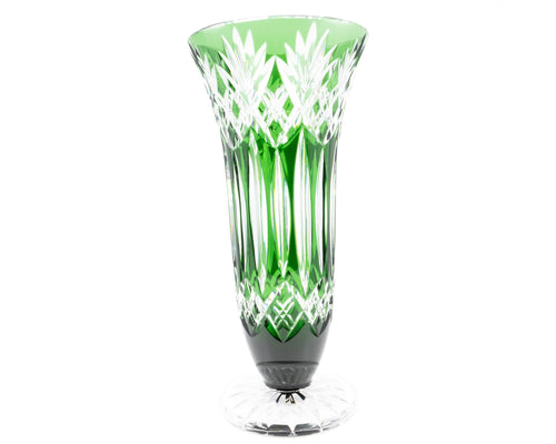 Vase cristal SAINT LOUIS vert